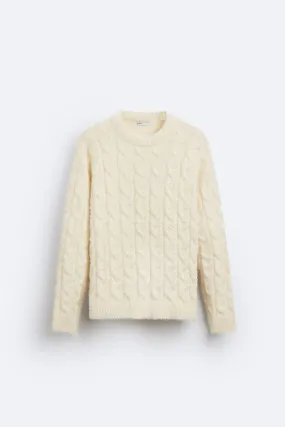 Old Money Regular Cable Knit Sink Sweater