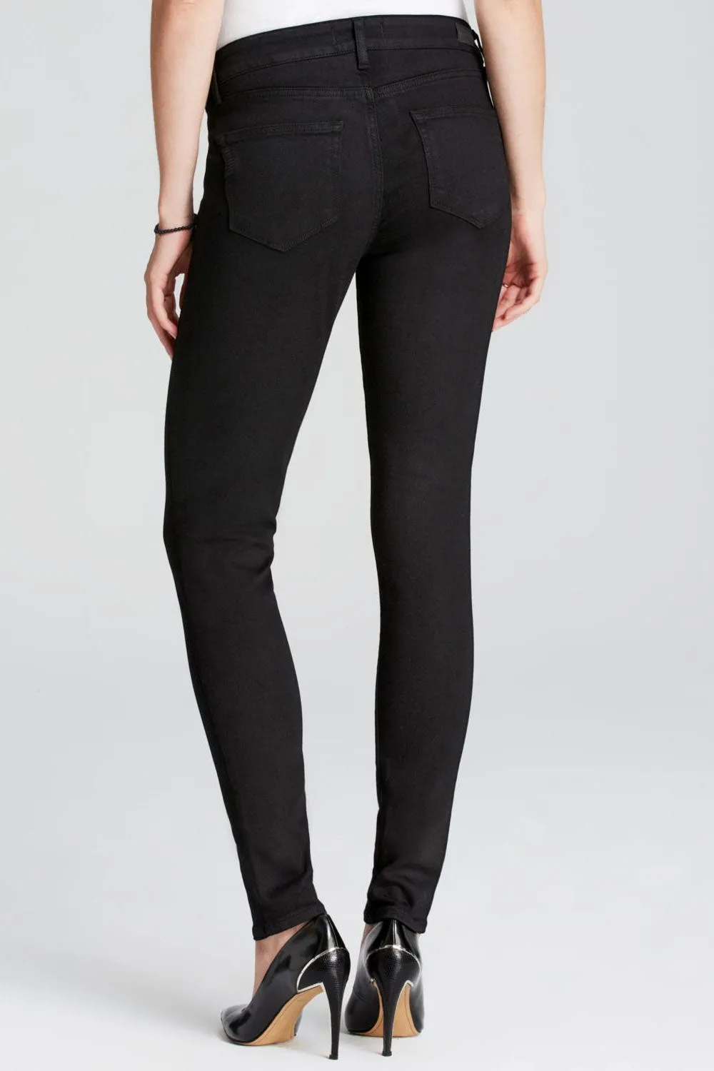 Paige Verdugo Maternity Jeans in Black Shadow