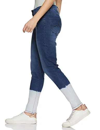 Pepe Jeans Women's Relaxed Jeans (PL203515J67_Used Blue_26)