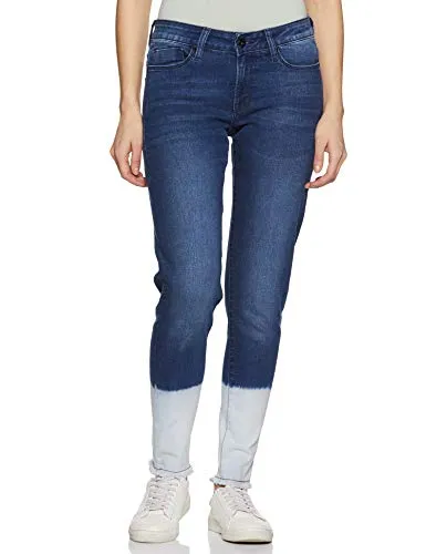 Pepe Jeans Women's Relaxed Jeans (PL203515J67_Used Blue_26)