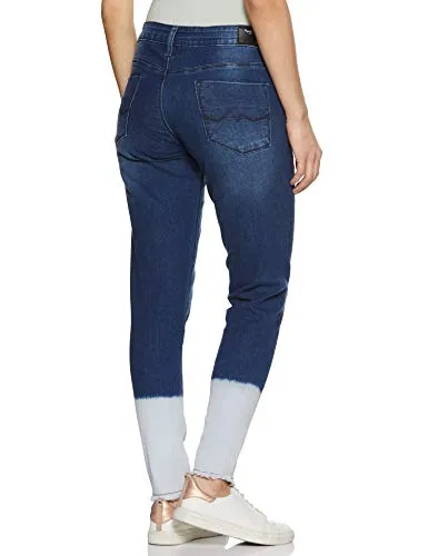 Pepe Jeans Women's Relaxed Jeans (PL203515J67_Used Blue_26)