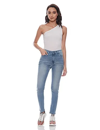 Pepe Jeans Women's Skinny Jeans (PL203497Q05_Light Used_26)