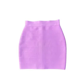 Pre Order:  Chic Solid Stretch Wrap Mini Skirt