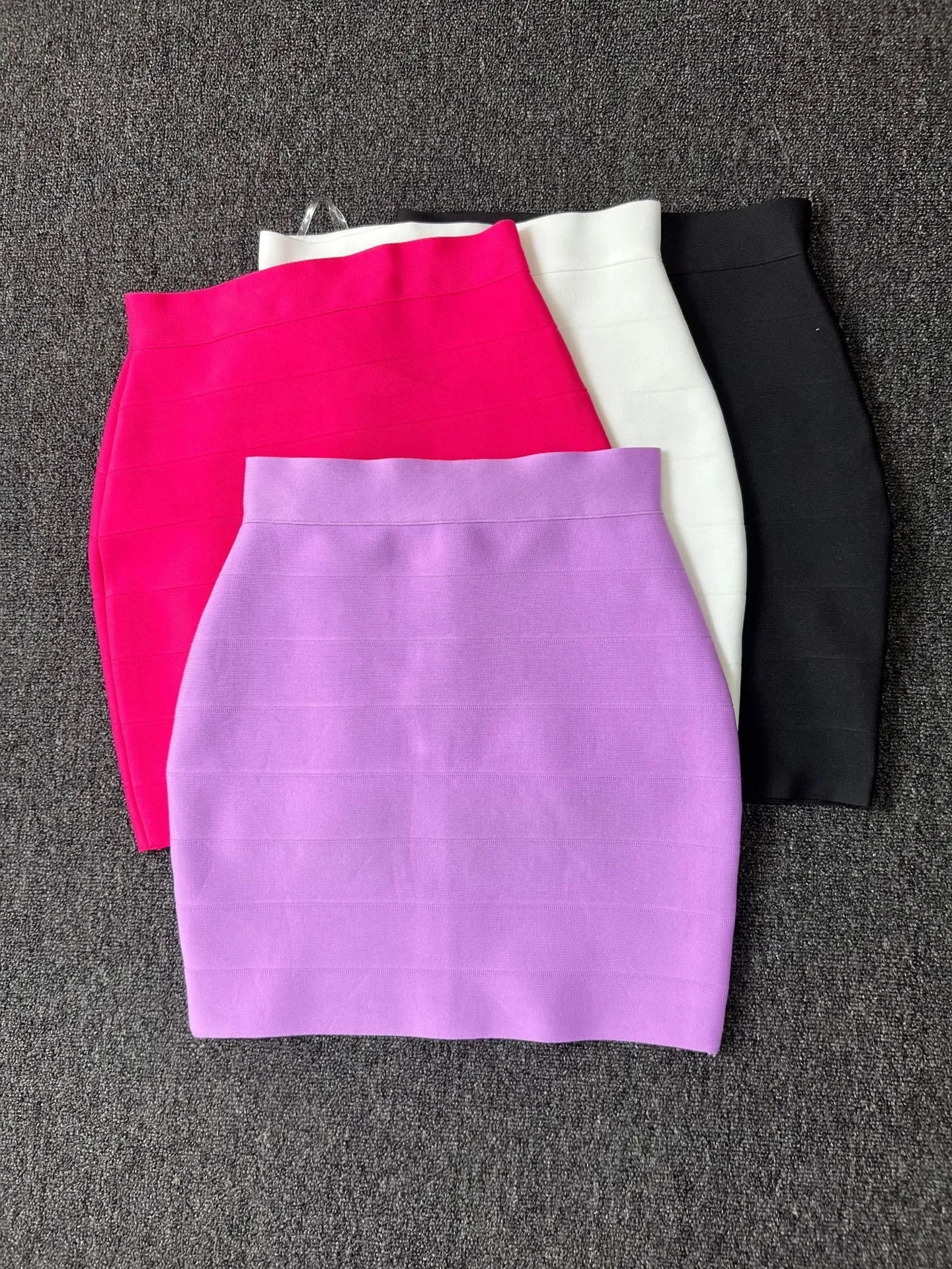 Pre Order:  Chic Solid Stretch Wrap Mini Skirt