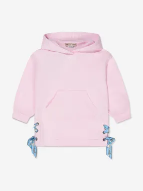 Pucci Girls Hooded Jersey Dress in Pink