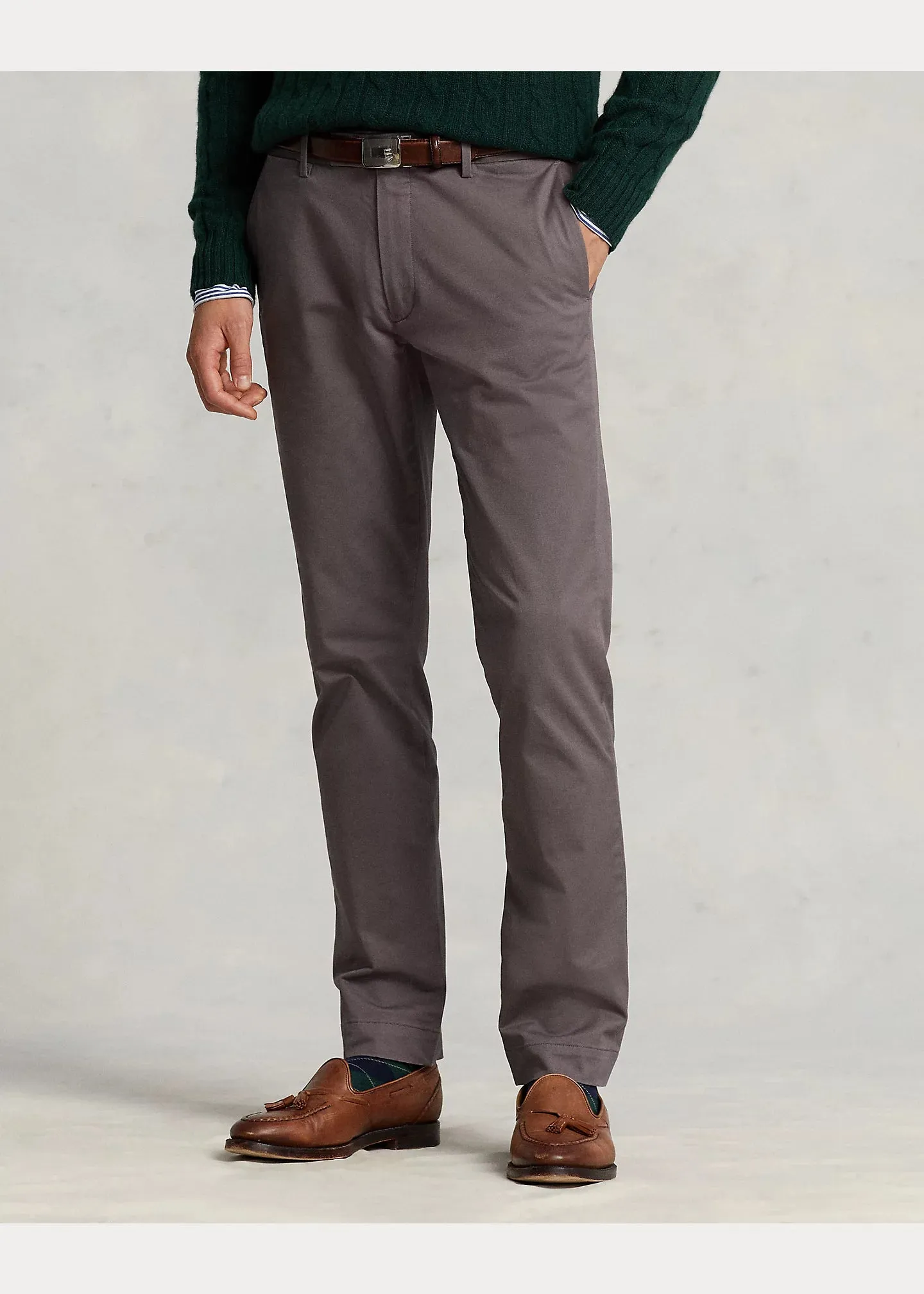 Ralph Lauren Stretch Slim Fit Chino Trouser | Grey