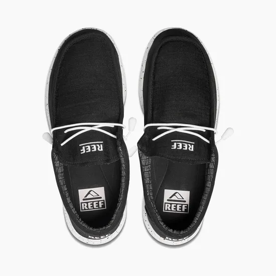 Reef Mens Cushion Coast TX Black White