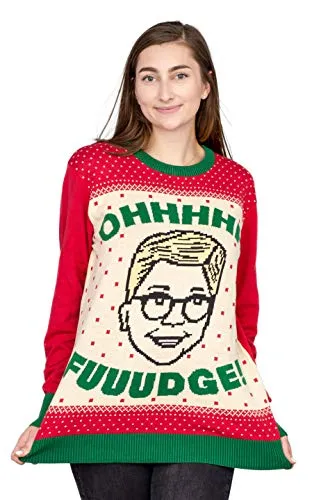 Ripple Junction A Christmas Story Ohhhh Fuuudge! Raplhie Ugly Christmas Sweater (Adult XX-Large)