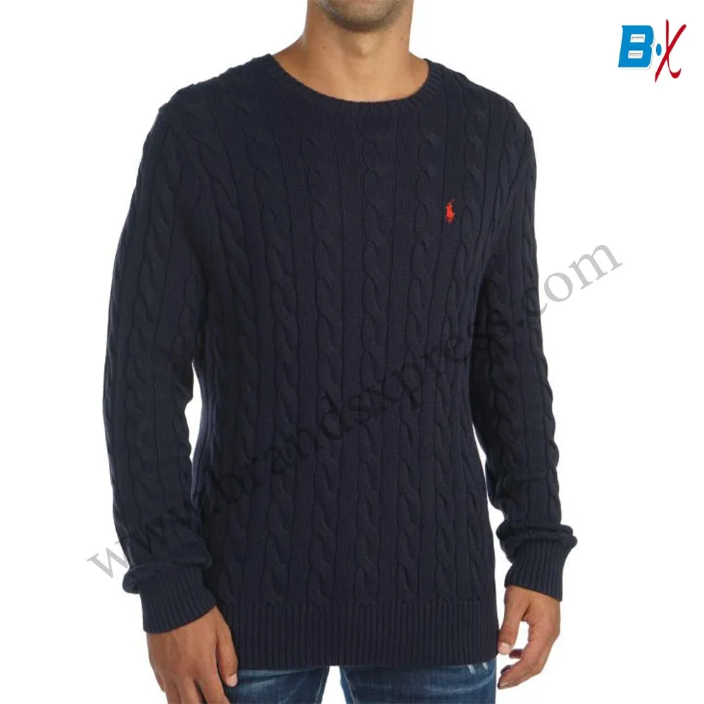 RL Polo Small Pony Logo Navy Blue Sweater 10078