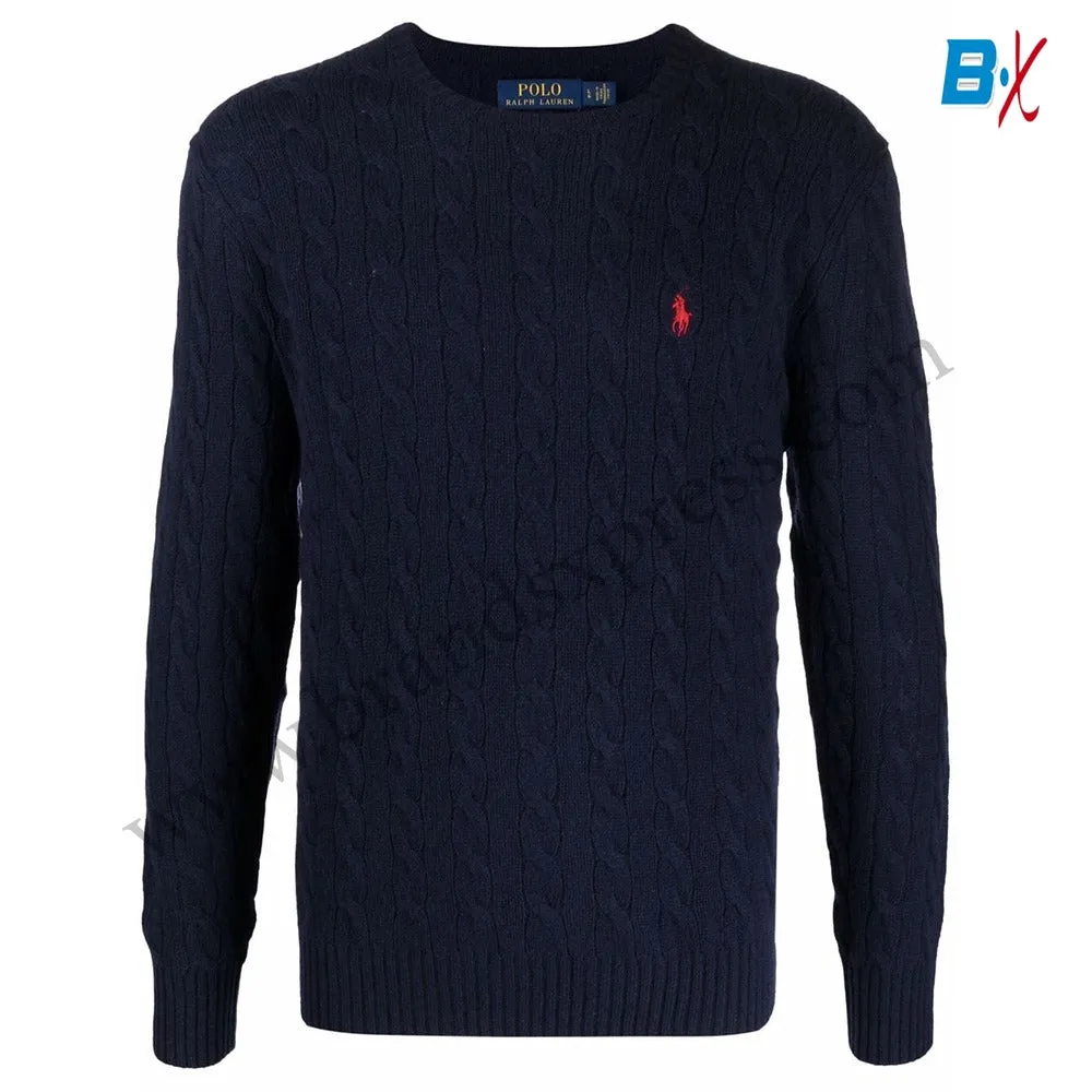 RL Polo Small Pony Logo Navy Blue Sweater 10078