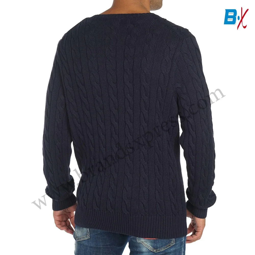 RL Polo Small Pony Logo Navy Blue Sweater 10078