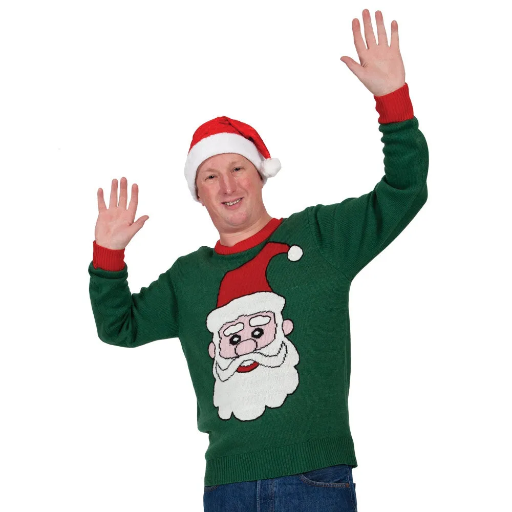 Santa Naff Christmas Jumper