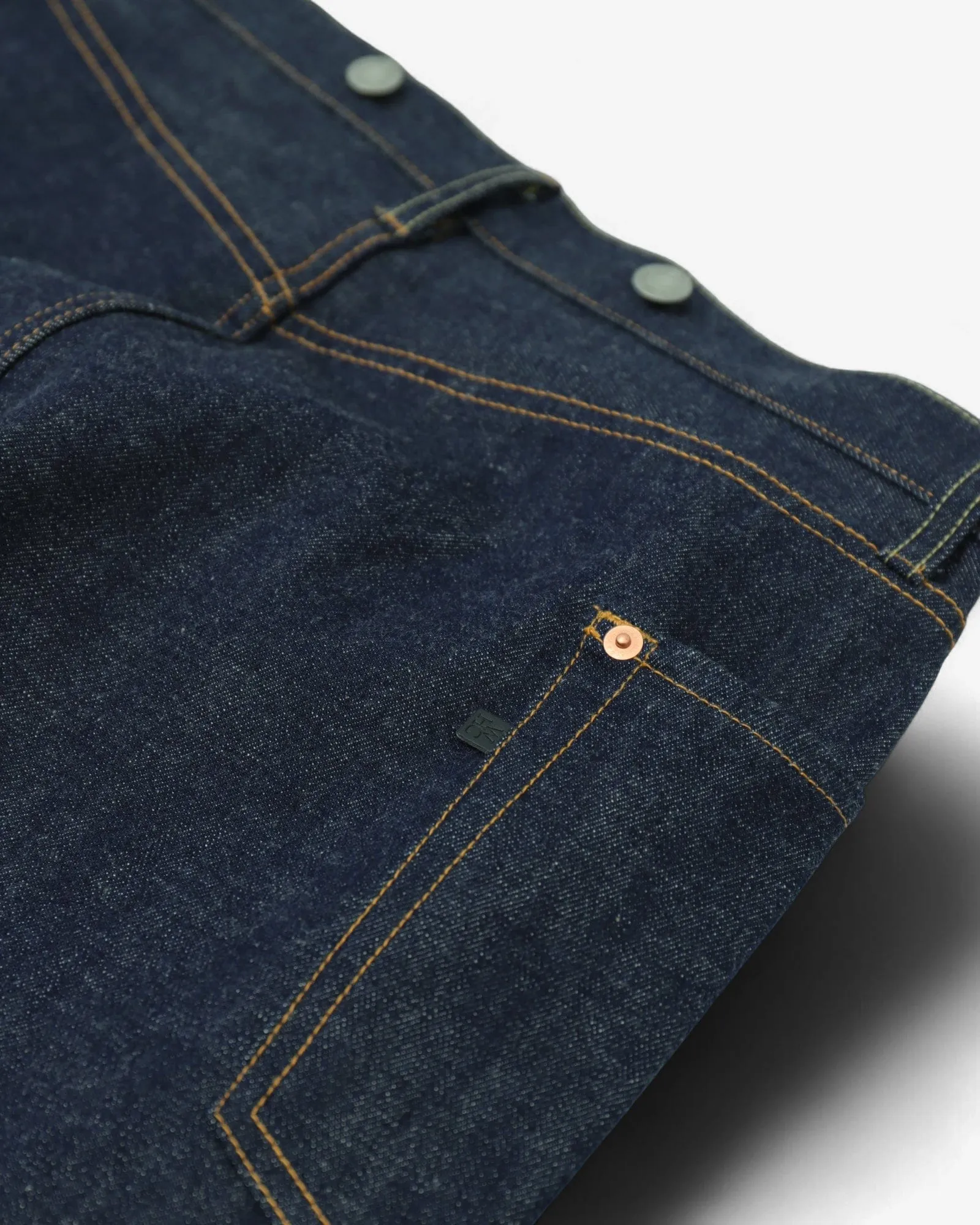 SELVEDGE DENIM CARPENTER WIDE JEANS #651