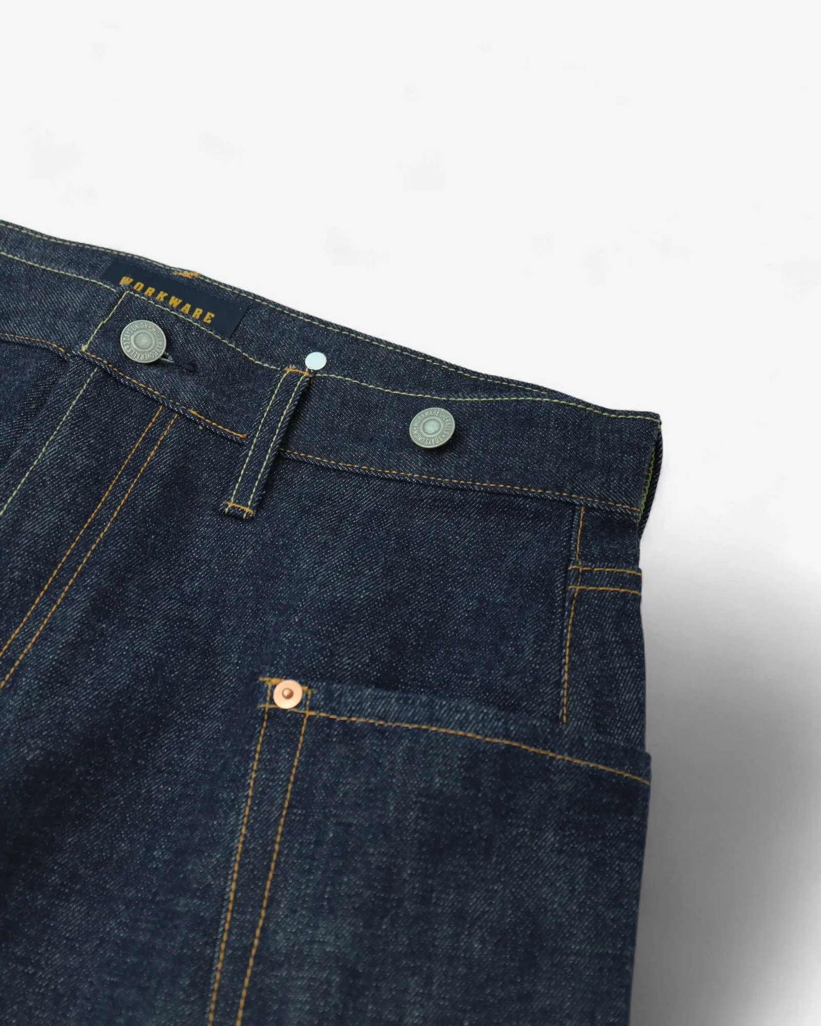 SELVEDGE DENIM CARPENTER WIDE JEANS #651