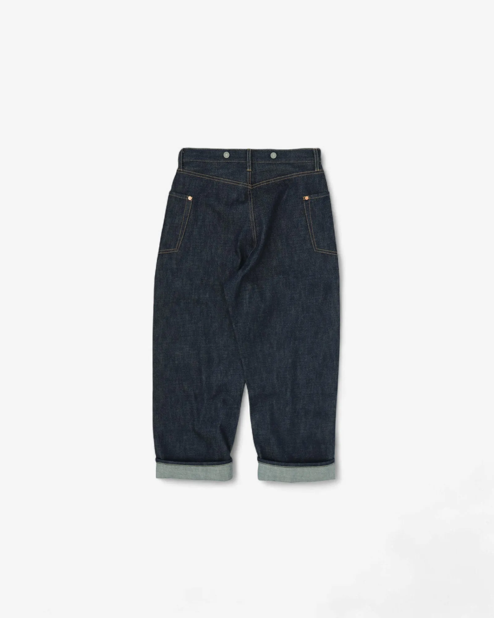 SELVEDGE DENIM CARPENTER WIDE JEANS #651