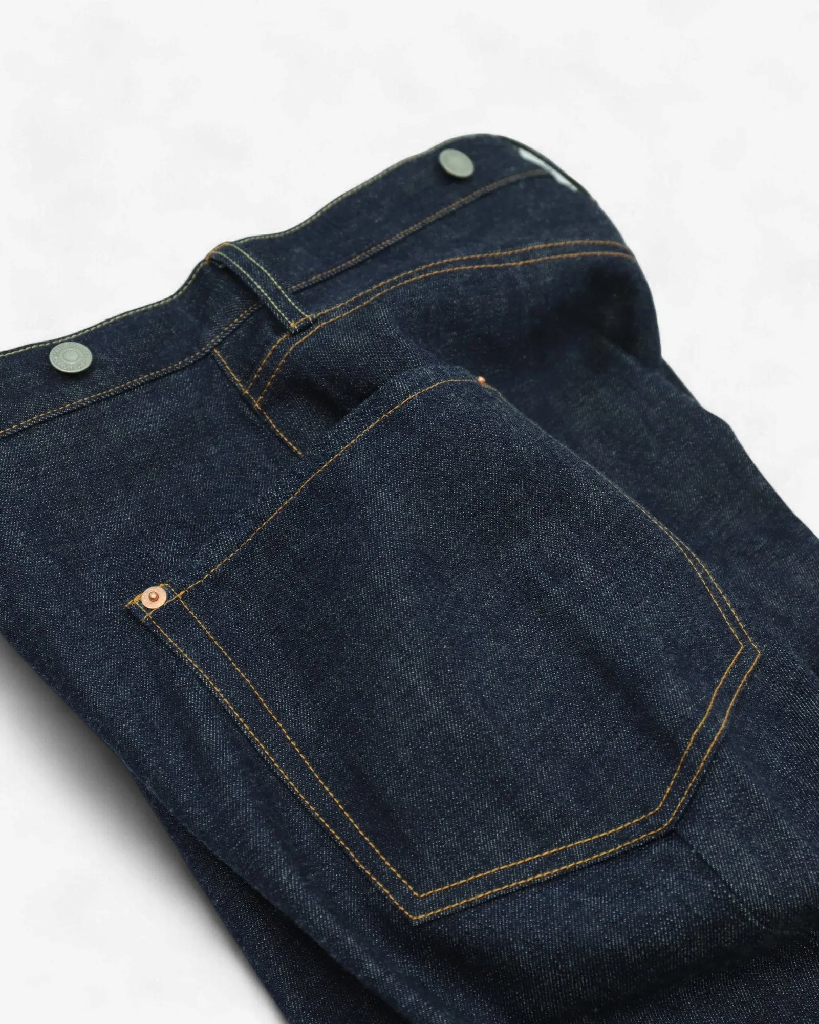 SELVEDGE DENIM CARPENTER WIDE JEANS #651