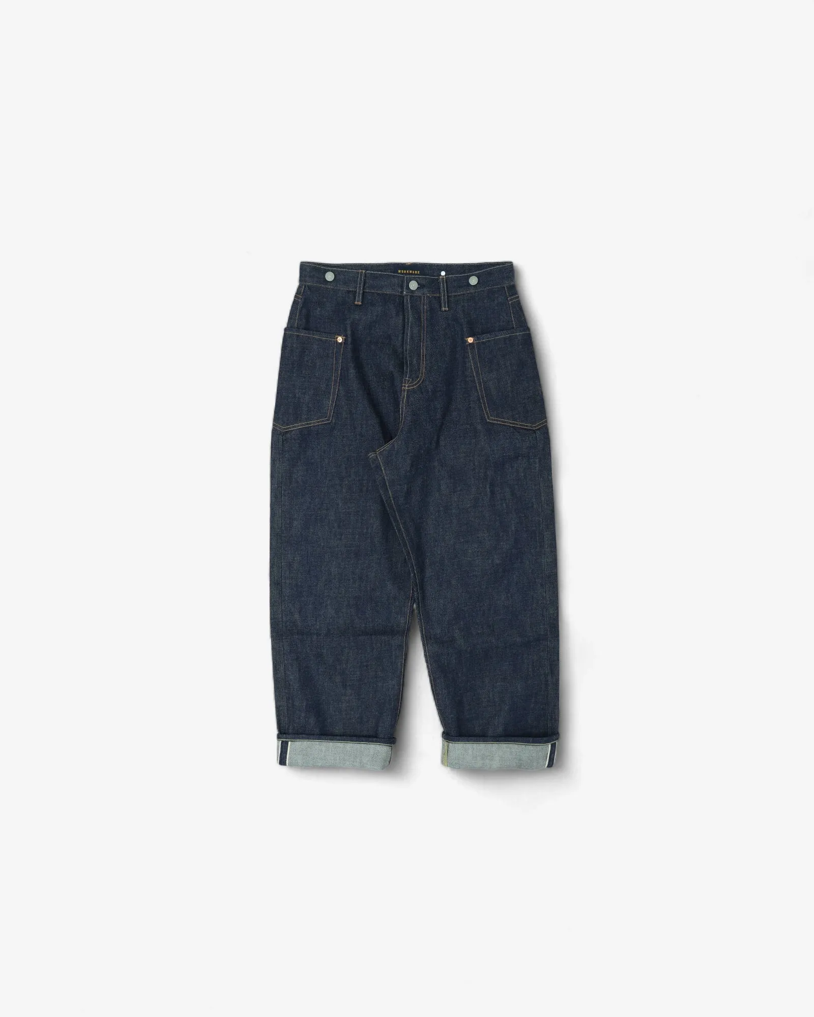 SELVEDGE DENIM CARPENTER WIDE JEANS #651