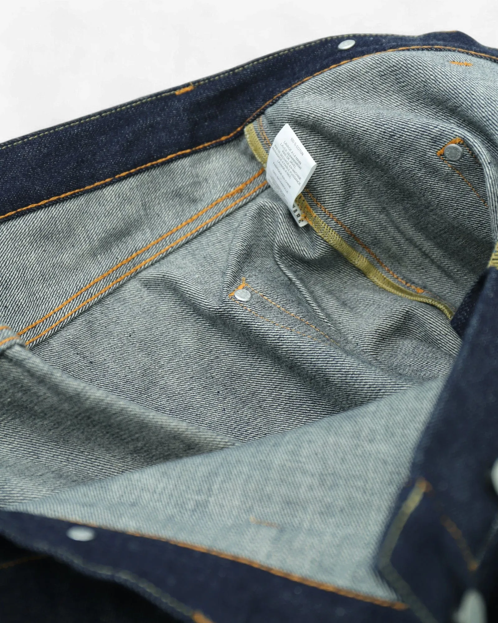 SELVEDGE DENIM CARPENTER WIDE JEANS #651