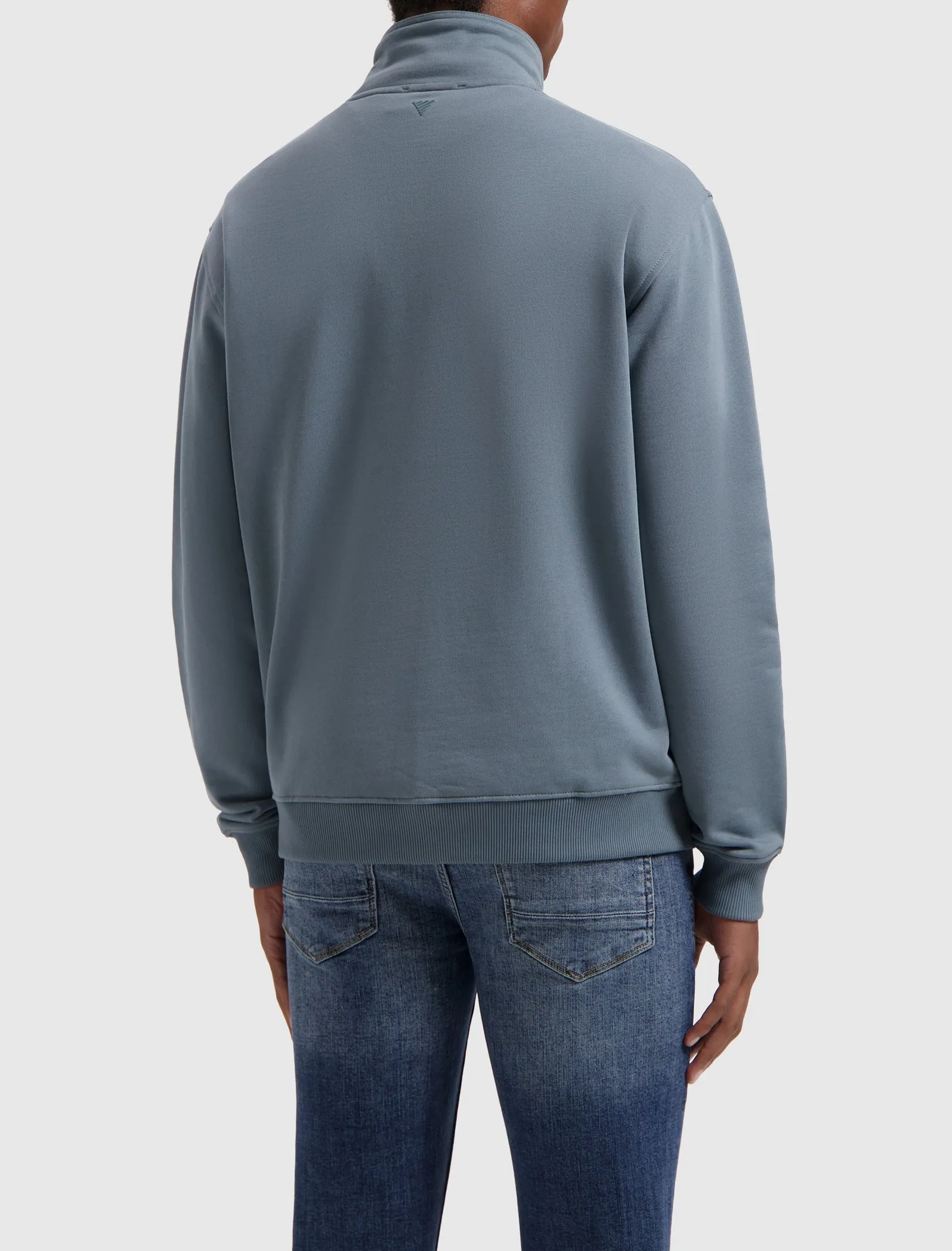 Sideline Wordmark Halfzip Sweater | Blue