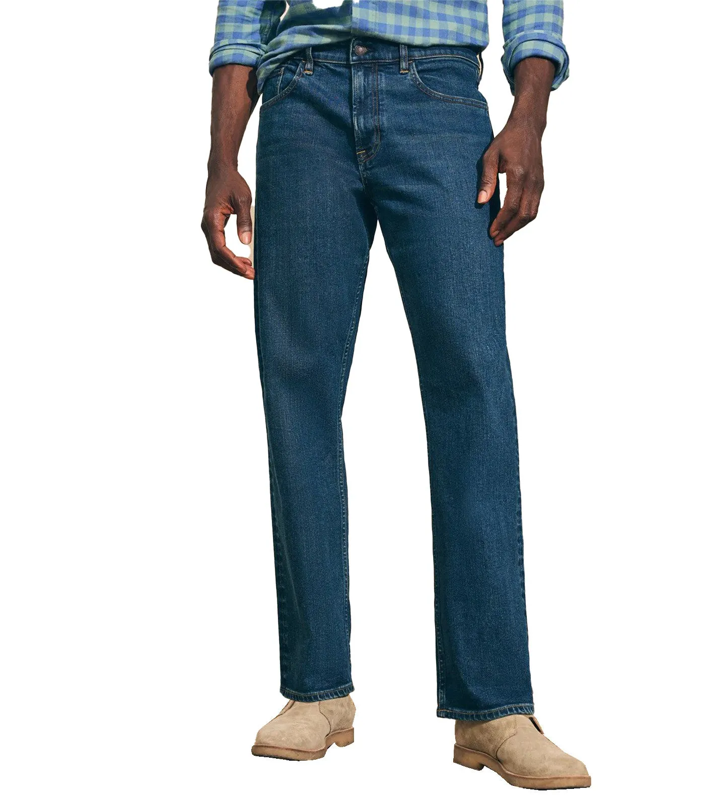 Slim Straight Denim 32" Inseam Cove Point Wash