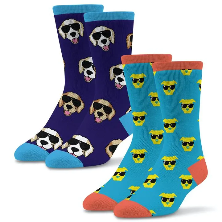 Socktastic Mens 2 Pair Pack Cool Dogs Socks