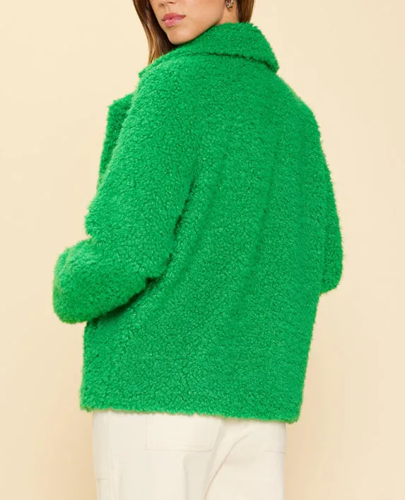 Spearmint Sherpa Jacket