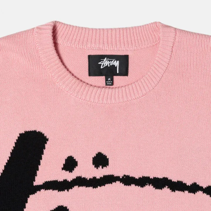 STOCK SWEATER / STUSSY/ PINK