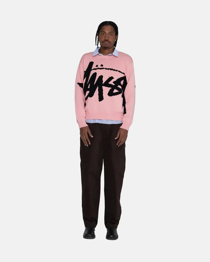 STOCK SWEATER / STUSSY/ PINK