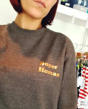 Super Human Adult Sweatshirt-Small Logo