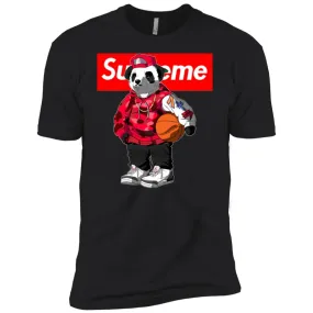 Supreme Bear Basketball T-shirt Men Short Sleeve T-Shirt