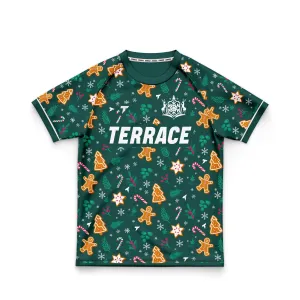 Terrace Green Christmas Football Shirt