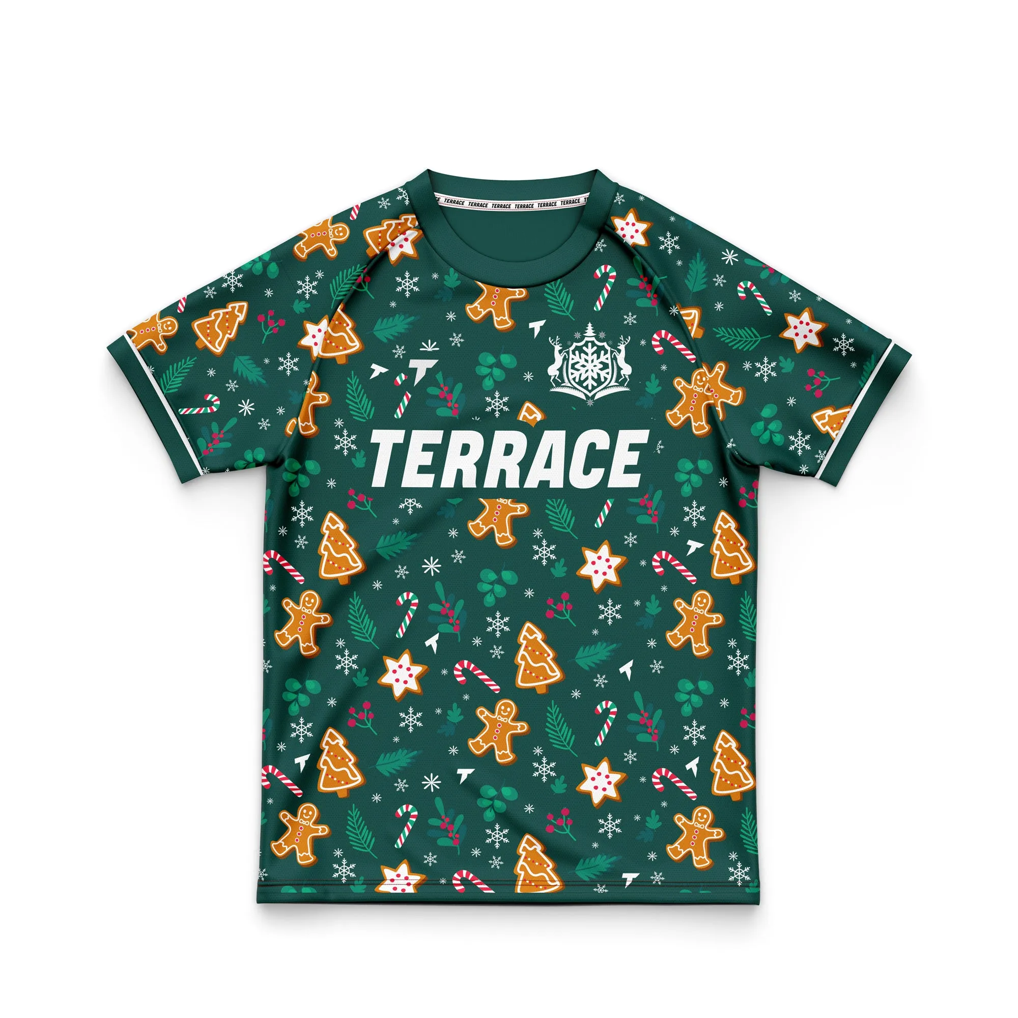 Terrace Green Christmas Football Shirt