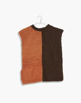 The Sleeveless Mocha Sweater