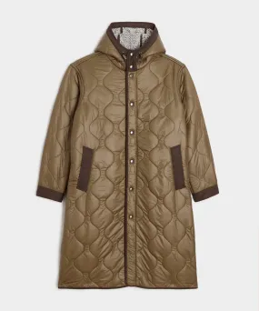 Todd Snyder X Woolrich Quilted Sherpa-Lined Long Jacket