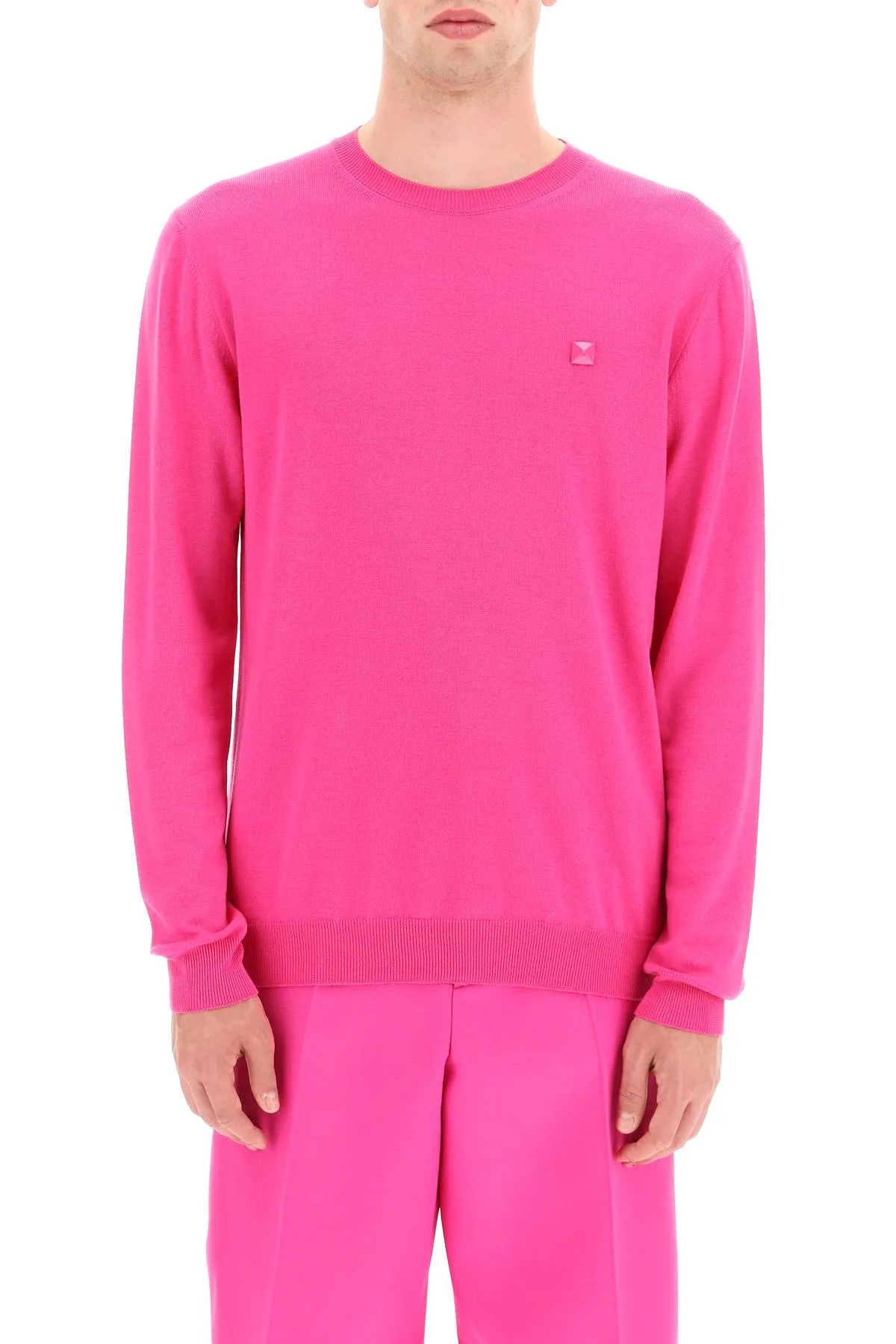 Valentino 'pink pp' crewneck sweater