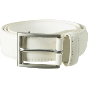 Vangelo Men Classic Dress Belt Ivory