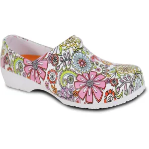 VANGELO Women Slip Resistant Clog NIKO Flower-1