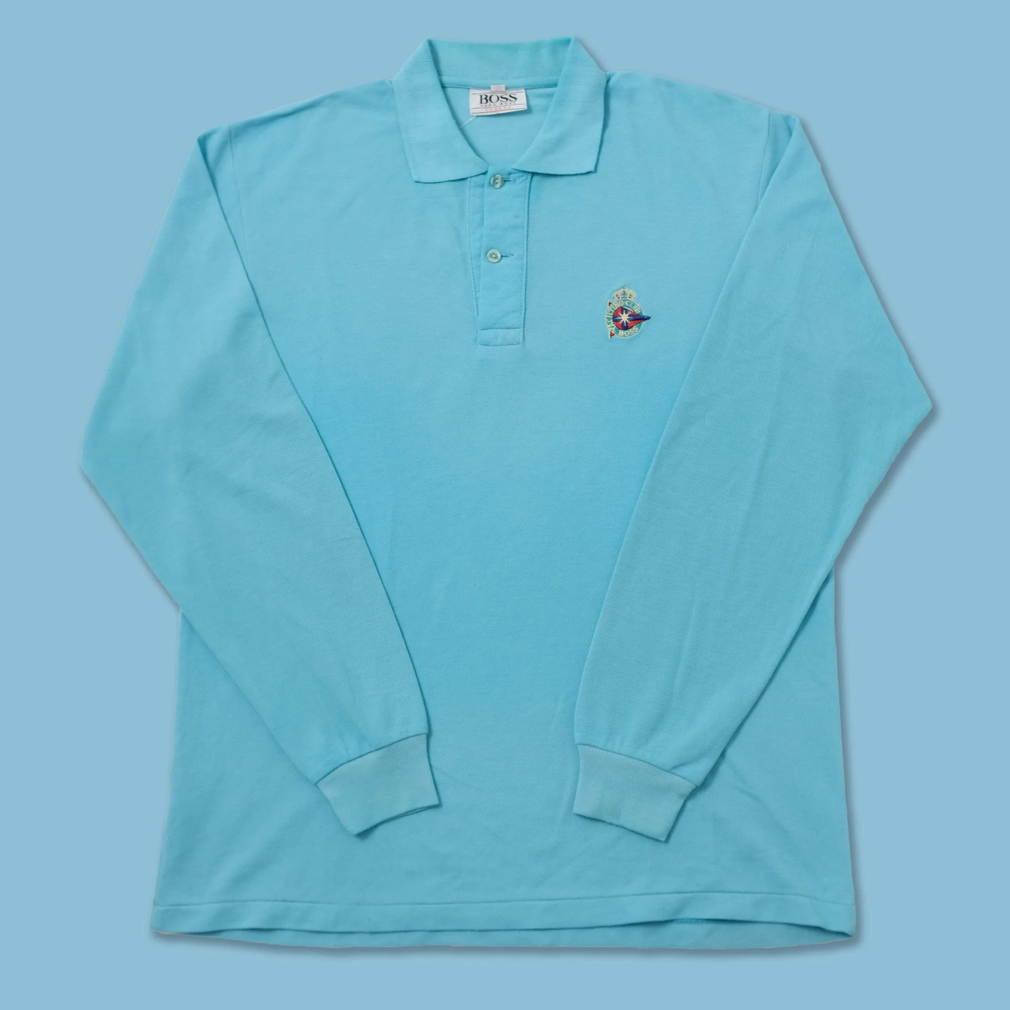 Vintage Hugo Boss Yacht Long Polo XLarge