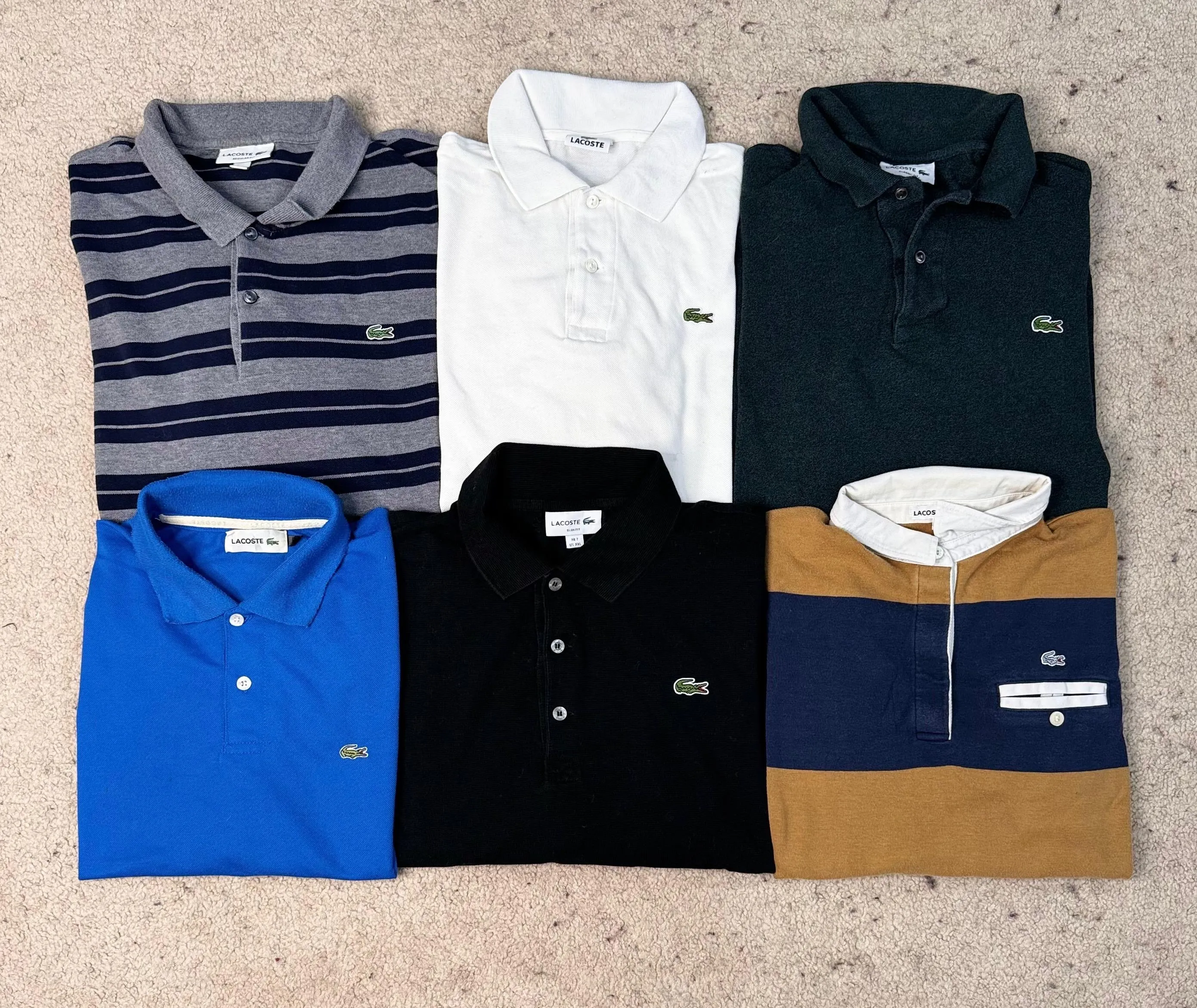 #VV332 Lacoste Polo T-Shirts 11 PCs