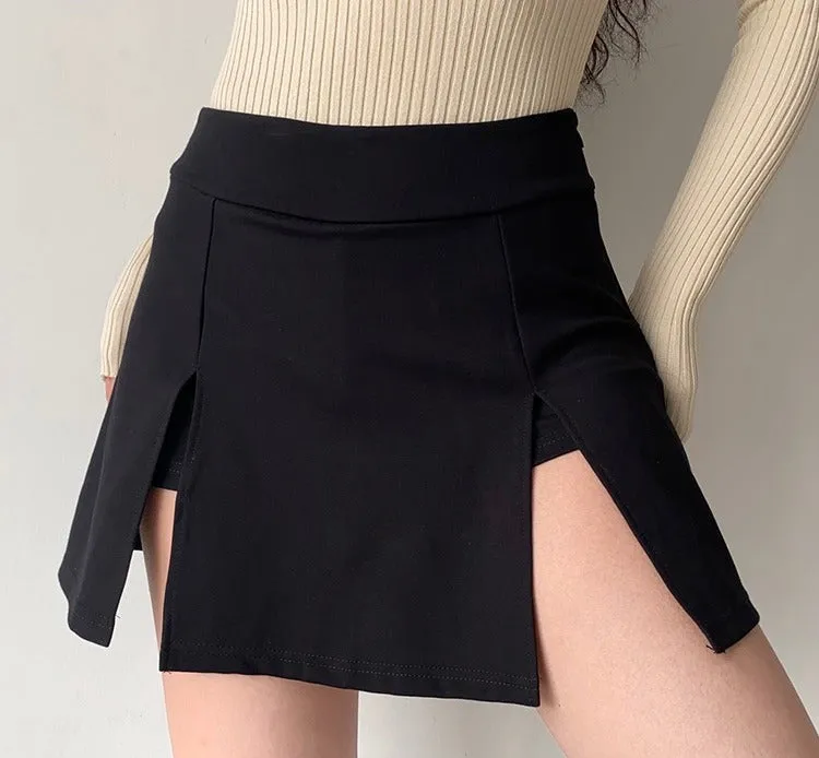 Wenkouban - Chic Double Split Skirt