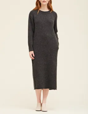 Weslee Charcoal Sweater Dress