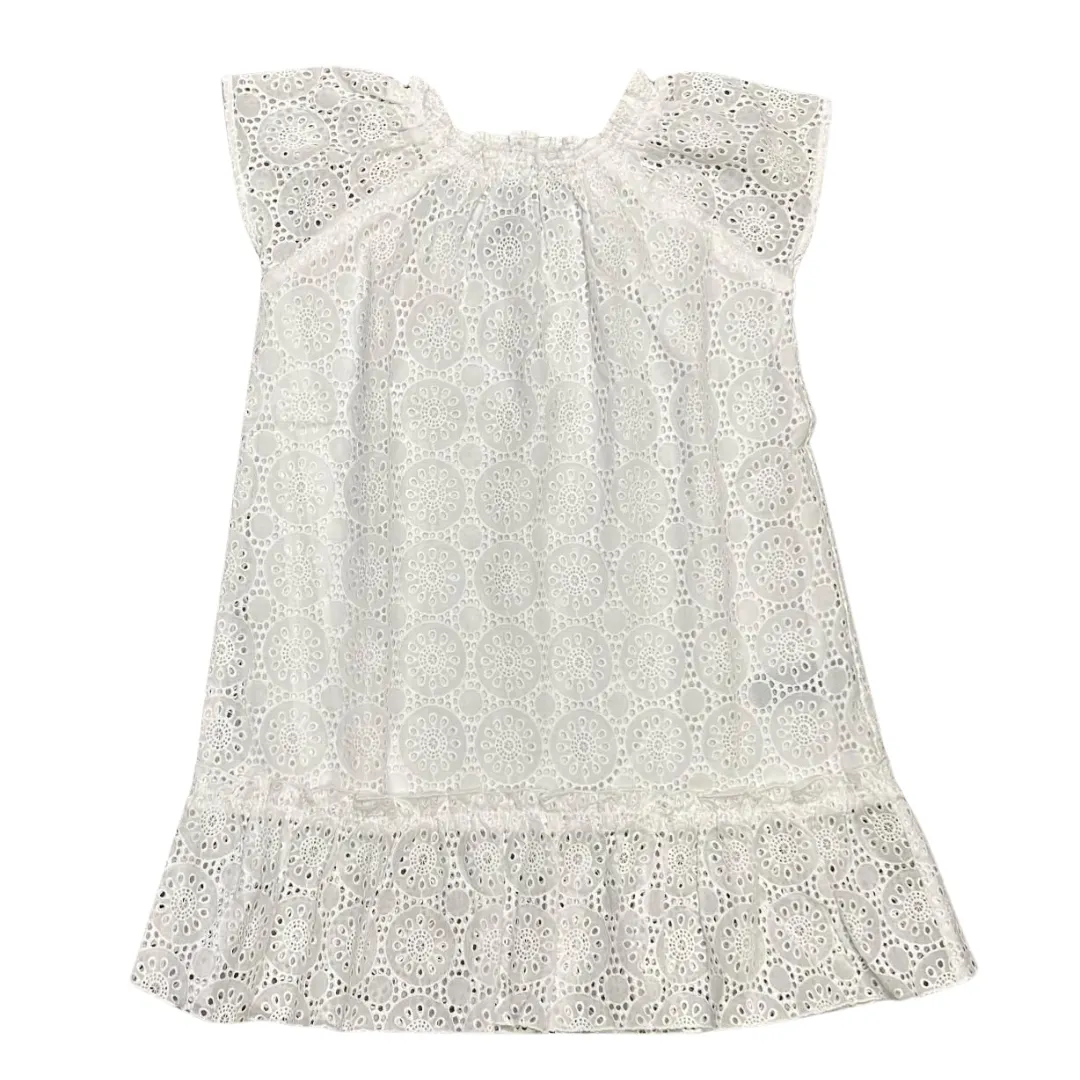 White Eyelet Summer High Dress