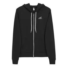 Women's Embroidered Logo Zip Hoodie