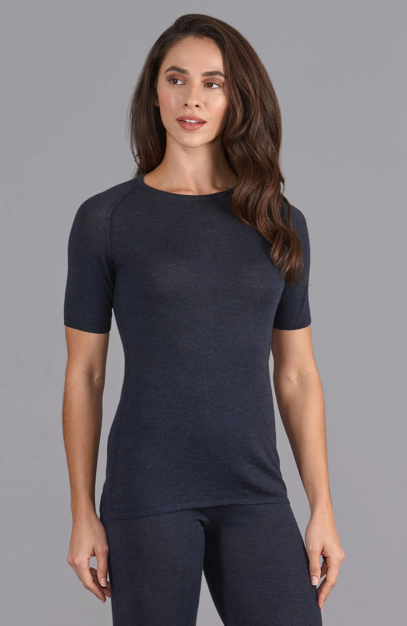 Womens Midweight Merino Activewear T-shirt