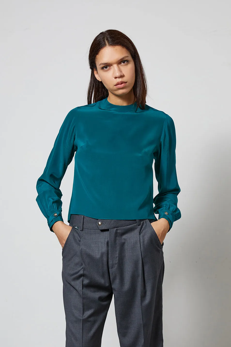 WON jade - silk top