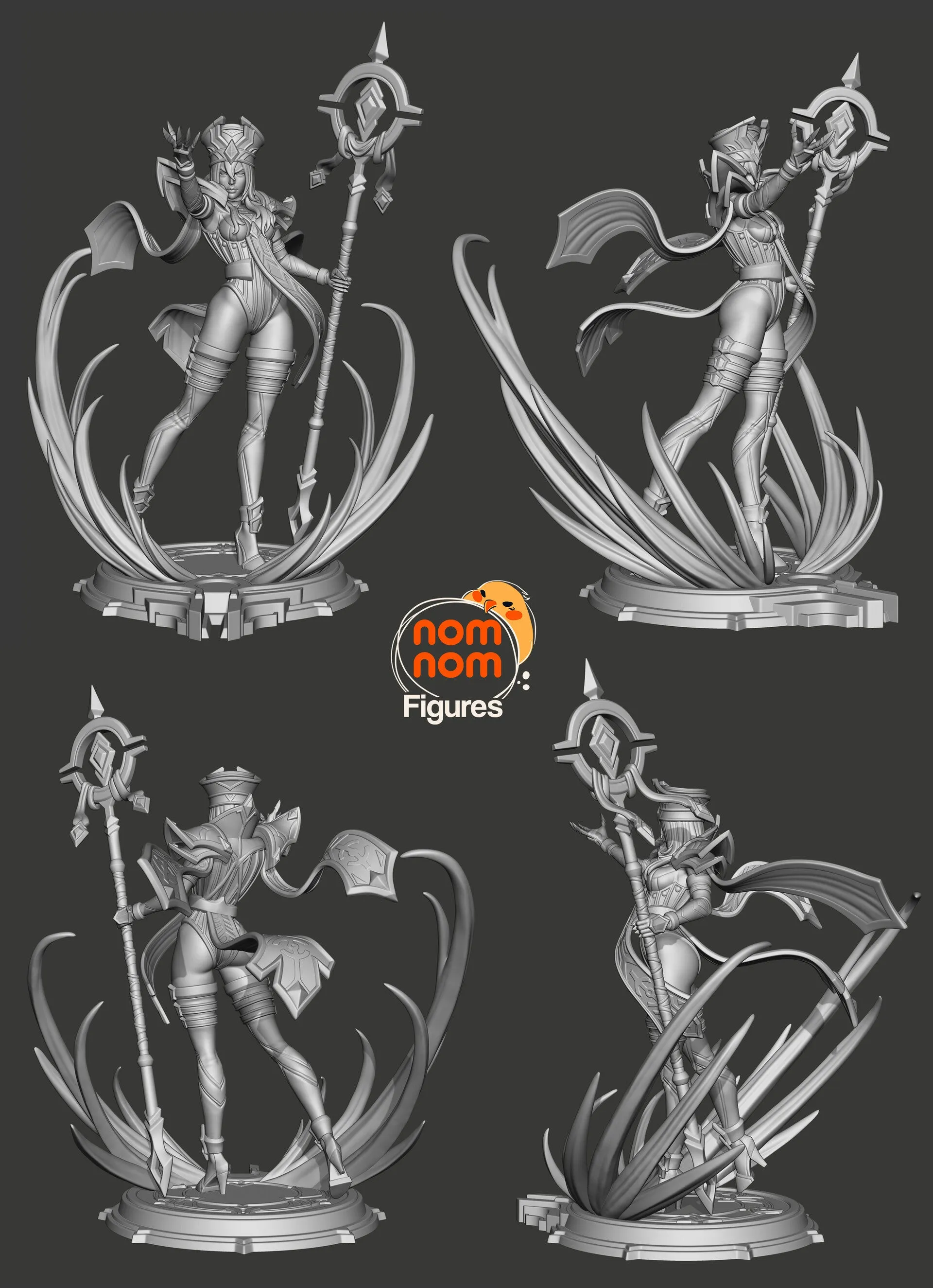 World of Warcraft - Inquisitor Whitemane Printed Model by Nomnom Figures