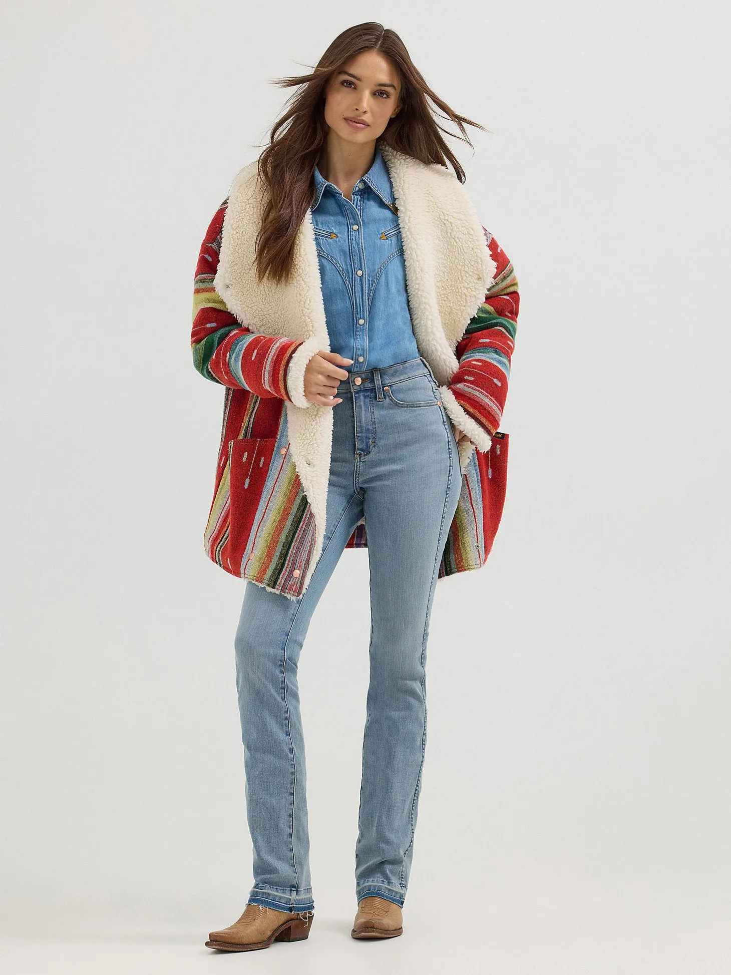 Wrangler X Lainey Wilson Sunburst Sherpa Coat