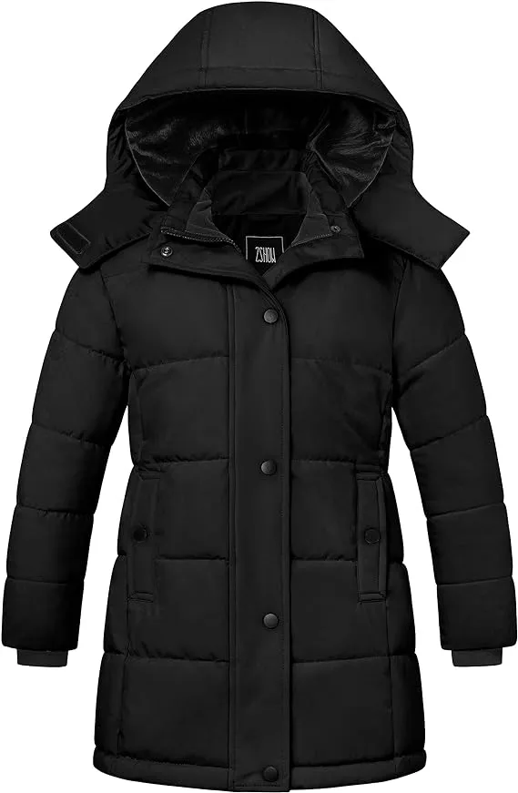 ZSHOW Girl's Winter Coats Hooded Outerwear Puffer Jacket